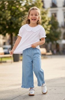 Бавовняна блузка - білий