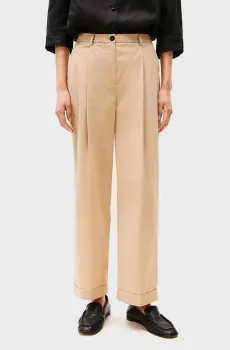 Женские бежевые брюки LIGHT CO RLXD STRAIGHT CHINO Бежевый M Tommy Hilfiger WW0WW44783