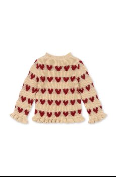 Детский свитер с добавлением шерсти Konges Sløjd LAULA SWEATER
