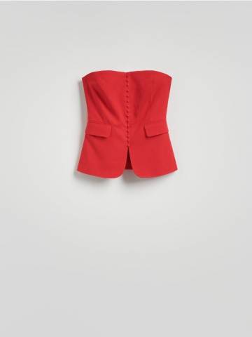 Reserved - Корсетний топ - червоний - YT231-33X Reserved - Корсетний топ - червоний - YT231-33X