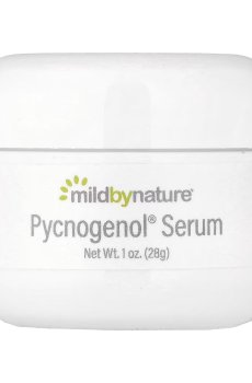 Успокаивающая омолаживающая сыворотка для лица mild by nature Pycnogenol Serum, 28 г