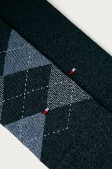 Носки Tommy Hilfiger (2-pack) цвет синий Носки Tommy Hilfiger (2-pack) цвет синий