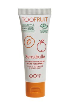 Детский гель для душа TOOFRUIT Sensibulle My High Tolerance Shower Jelly Абрикос-Персик, от 3 лет, 25 мл