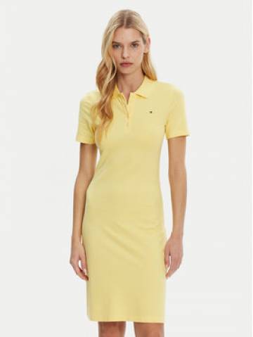 Tommy Hilfiger Повсякденна сукня WW0WW43228 Жовтий Slim Fit Tommy Hilfiger Повсякденна сукня WW0WW43228 Жовтий Slim Fit
