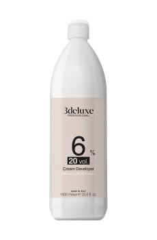 Уценка! Окислитель для окрашивания волос 3DeLuXe Professional Cream Developer 6% (20 Vol), 1 л