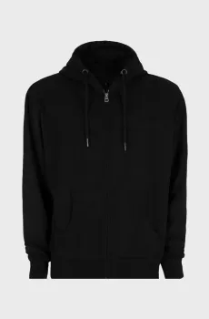 Мужское черное худи Черный L Atlantic HMT-001