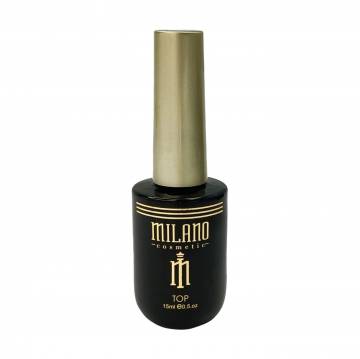 Топ для гель-лака без липкого шара Milano Cosmetic Top не царапающийся, 15 мл Топ для гель-лака без липкого шара Milano Cosmetic Top не царапающийся, 15 мл