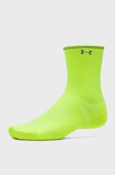 Салатовые носки UA Velociti Lite 1pk Crew Желтый 47.5-50.5 Under Armour 6009334-731