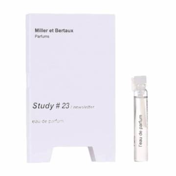 Miller et Bertaux Study No. 23 / Newsletter Парфюмированная вода унисекс, 2 мл (пробник) Miller et Bertaux Study No. 23 / Newsletter Парфюмированная вода унисекс, 2 мл (пробник)