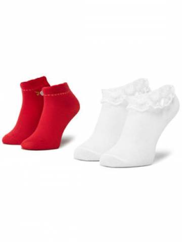 Mayoral Набір 2 пар високих дитячих шкарпеток 10738 Червоний