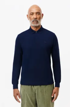 Мужское синее поло Синий S Lacoste PH2481166
