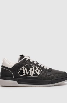 Черные кожаные кроссовки Classic