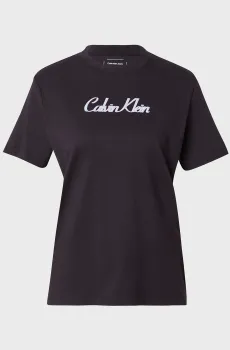 Женская черная футболка Черный XS Calvin Klein Jeans LV047C854G