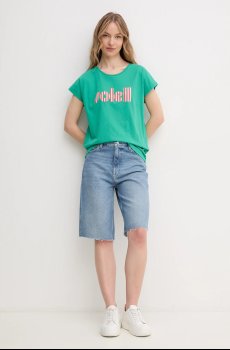 Хлопковая футболка La Petite Française TYFANY