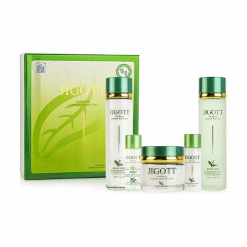 Набор для лица Jigott Well-Being Greentea (тонер, 150 мл + тонер, 30 мл + эмульсия, 150 мл + эмульсия, 30 мл + крем, 50 мл) Набор для лица Jigott Well-Being Greentea (тонер, 150 мл + тонер, 30 мл + эмульсия, 150 мл + эмульсия, 30 мл + крем, 50 мл)