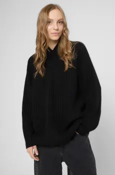 Женский черный пуловер Черный M PRPY PWKNSGOK0058