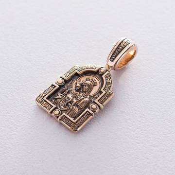 Подвеска "Икона Божией Матери "Милующая" (чернение) п01859 Подвеска "Икона Божией Матери "Милующая" (чернение) п01859