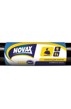 Пакеты для мусора NOVAx 120 л, 10 шт