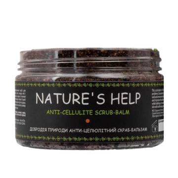 Антицеллюлитный скраб-бальзам для тела Chystotil Natures Help Anti-Cellulite Scrub Balm Помощь природы, 250 мл Антицеллюлитный скраб-бальзам для тела Chystotil Natures Help Anti-Cellulite Scrub Balm Помощь природы, 250 мл