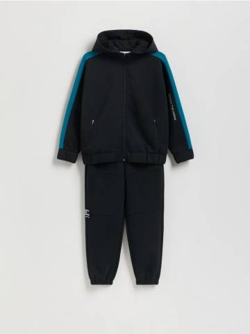 Reserved - Трикотажний комплект з бавовною - чорний - 910FJ-99X Reserved - Трикотажний комплект з бавовною - чорний - 910FJ-99X