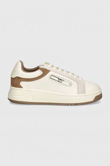 Кроссовки Emporio Armani цвет бежевый X3X024 XR222 C680 Кроссовки Emporio Armani цвет бежевый X3X024 XR222 C680