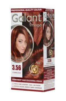 Уценка! Крем-краска для волос Galant Image Permanent Hair Colouring Cream 3.56 Огненно-красный, 115 мл