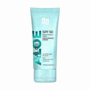 Увлажняющий крем для лица AA Cosmetics Aloes Moisturising Cream SPF 50, 40 мл Увлажняющий крем для лица AA Cosmetics Aloes Moisturising Cream SPF 50, 40 мл