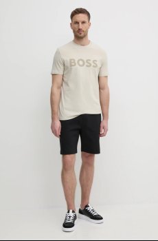 Хлопковая футболка BOSS Orange BOSS ORANGE Thinking 1