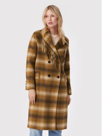 TWINSET Вовняне пальто 222TP2190 Коричневий Regular Fit TWINSET Вовняне пальто 222TP2190 Коричневий Regular Fit