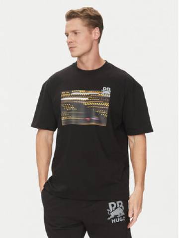 HUGO Футболка Daveley_RB 50545125 Чорний Regular Fit HUGO Футболка Daveley_RB 50545125 Чорний Regular Fit
