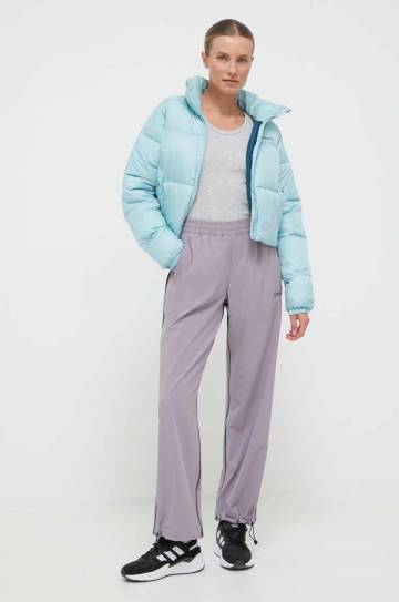 Тренировочные брюки Calvin Klein Performance цвет фиолетовый однотонные Тренировочные брюки Calvin Klein Performance цвет фиолетовый однотонные