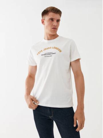 Pepe Jeans Футболка Waddon PM508948 Білий Regular Fit Pepe Jeans Футболка Waddon PM508948 Білий Regular Fit