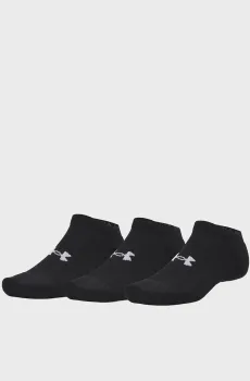 Черные носки (3 пары) UA Performance Cotton 3pk NS Черный 36.5-42 Under Armour 6009683-008