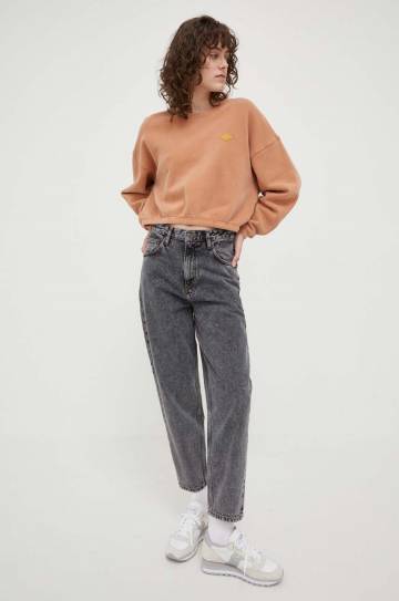 Кофта American Vintage женская цвет оранжевый однотонная Кофта American Vintage женская цвет оранжевый однотонная