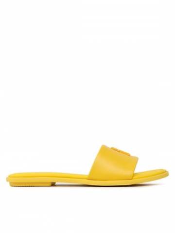 Tommy Hilfiger Шльопанці Th Pop Mule FW0FW07097 Жовтий Tommy Hilfiger Шльопанці Th Pop Mule FW0FW07097 Жовтий