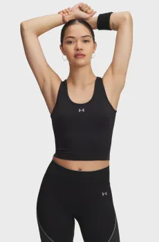 Женский черный топ UA Vanish Seamless Tank Черный XL Under Armour 6000640-004
