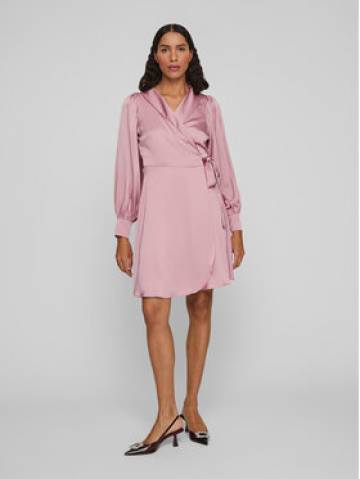 Vila Коктейльна сукня Enna 14084510 Рожевий Regular Fit Vila Коктейльна сукня Enna 14084510 Рожевий Regular Fit