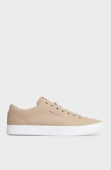 Мужские бежевые кеды TH HI VULC LOW CANVAS Бежевый 44 Tommy Hilfiger FM0FM04882