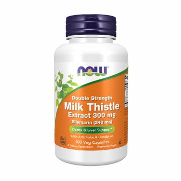 Расторопша NOW foods Milk Thistle Extract 300 мг, 100 капсул Расторопша NOW foods Milk Thistle Extract 300 мг, 100 капсул