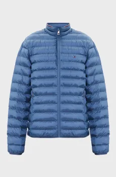 Мужская синяя куртка CORE PACKABLE RECYCLED JACKET Синий S Tommy Hilfiger MW0MW18763
