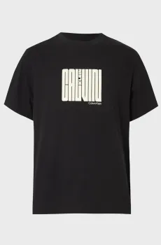 Мужская черная футболка MAZE GRAPH Черный M Calvin Klein LV04RE832G