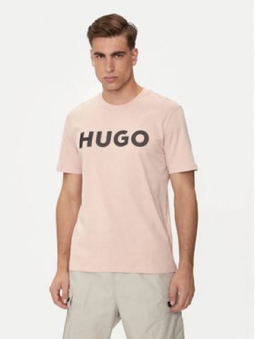 Hugo Футболка Dulivio 50513309 Рожевий Regular Fit Hugo Футболка Dulivio 50513309 Рожевий Regular Fit