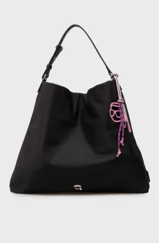 Женская черная сумка nylon Черный ONESIZE Karl Lagerfeld A4W30013