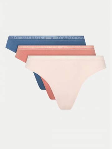 Tommy Hilfiger Набір з 3 пар стрінгів UW0UW04890 Кольоровий Tommy Hilfiger Набір з 3 пар стрінгів UW0UW04890 Кольоровий