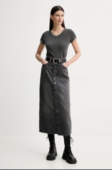 Хлопковая футболка G-Star Overdyed eyben slim v t 2.0