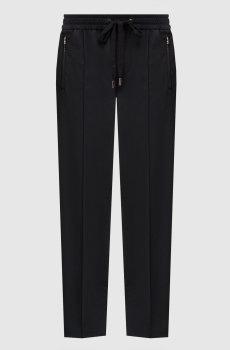 Черные брюки с шерстью