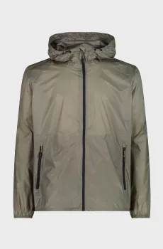 Мужская оливковая ветровка CLIMAPROTECT RAIN FIX H Оливковый 52 CMP 35X7367-E663