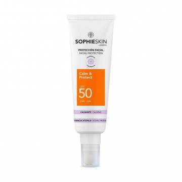 Успокаивающий солнцезащитный флюид для лица Sophieskin Calm & Protect Fluid SPF 50, 50 мл
