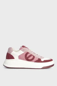 Женские розовые кожаные кроссовки BRIDGET SNEAKER Розовый 36 No Name 01LNJRSD0