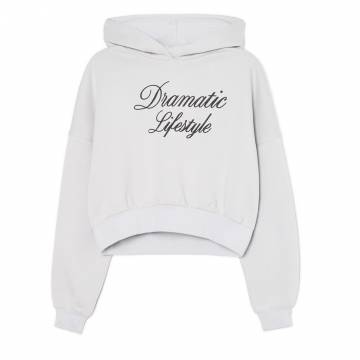Cropp - Худі з написом - light grey Cropp - Худі з написом - light grey